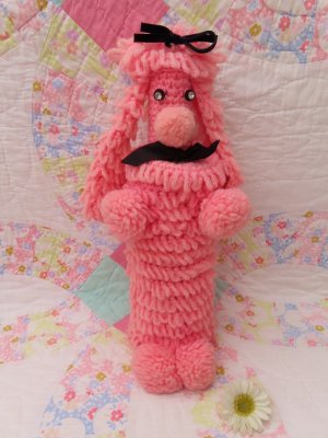画像1: Bottle Cover Poodle Pink