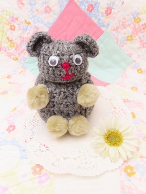 画像1: Bottle Cover Bear Mini