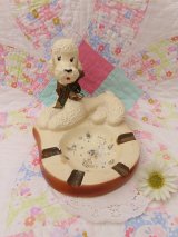 Poodle Chalk Ashtray　