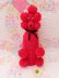 画像1: Bottle Cover Poodle Red (1)