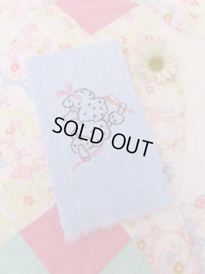画像1: Poodle Fingertip Towel Blue