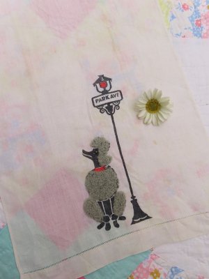 画像1: Park Ave Poodle Guest Towel　