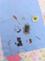 Poodle Towel Blue Hers