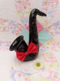Polka Dot Sax Black
