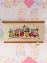 Gravel Animal Train Wall Hanging