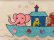 画像4: Gravel Boat Animal Wall Hanging