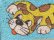 画像5: Gravel Art Tiger Cat Wall Hanging
