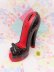 画像1: Enesco Polka dot High heel Coinbank  (1)
