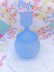 画像2: Frosted Glass Tulip Jar Blue