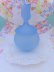 画像3: Frosted Glass Tulip Jar Blue
