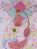 Frost Glass Shell Perfume Bottle Pink