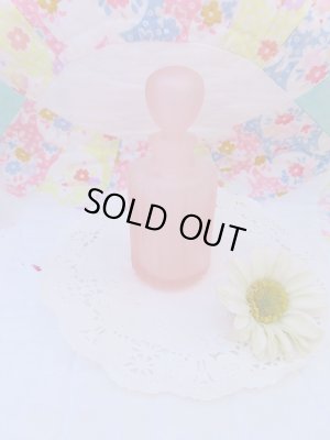 画像1: Frost Glass Perfume Bottle Pink