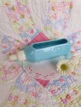 Milk Bottle Planter Blue