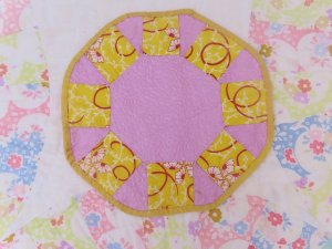 画像3: Quilt Pot Holder Yellow×Purple