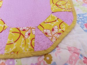 画像4: Quilt Pot Holder Yellow×Purple
