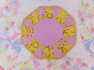 画像2: Quilt Pot Holder Yellow×Purple