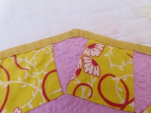 画像5: Quilt Pot Holder Yellow×Purple