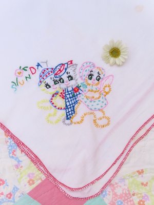画像1: kittens' Kitchen Towel Sunday 