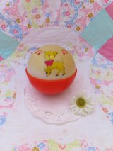 Animal Ball Rattle Red
