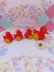 画像1: Pull Toy Red Duck Family (1)