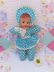 画像1: Baby Girl Doll Blue Dot (1)