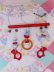 画像2: Crib Toy Elephant Red