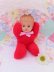 画像1: Ponytail Baby Girl Red (1)
