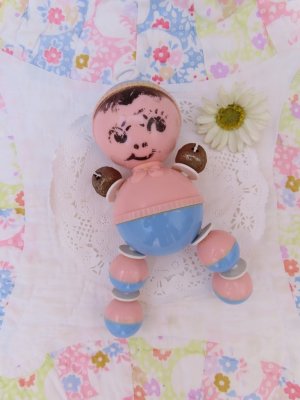 画像1: Ball Baby Crib Toy Rattle