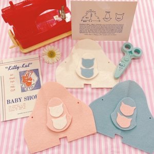 画像5: Kitty-Kat Baby Shoes Kit Blue