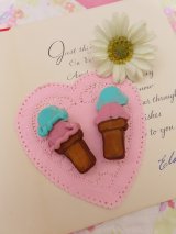 Ice Cream Brooch