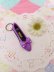 画像1: Purple Ribbon Pumps Keychain (1)
