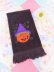 画像1: Jack-o-Lantern Applique Towel Black (1)