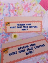 Heinz Baby Foods Display Card