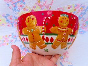 画像3: Gingerbread Man Serving Bowl