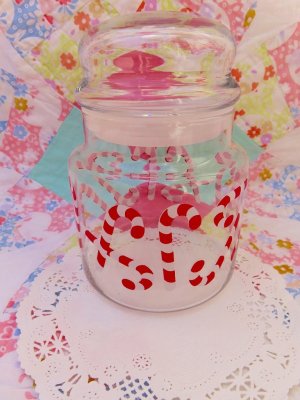 画像3: Candy cane Glass Jar 