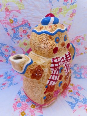 画像4: Gingerbread Tea Pot