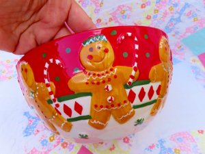 画像8: Gingerbread Man Serving Bowl