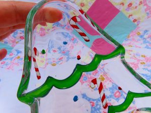 画像6: Glass Christmas Tree Plate