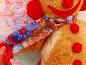 画像6: Jute Snowman Doll