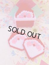 Plastic Canvas Santa Coaster