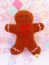 Pile Fleece Gingerbread Pillow Doll