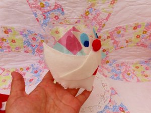 画像6: Brandy Glass Santa Candy Pot