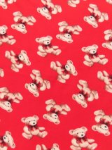 Teddy Bear Blanket Red