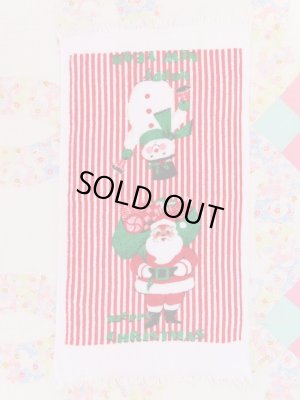 画像2: Santa&Snowman Stripe Towel