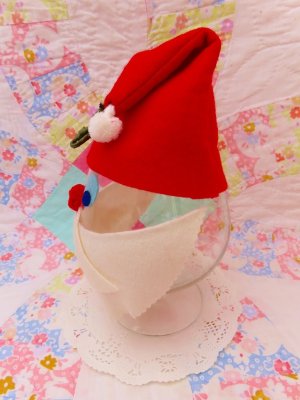 画像5: Brandy Glass Santa Candy Pot