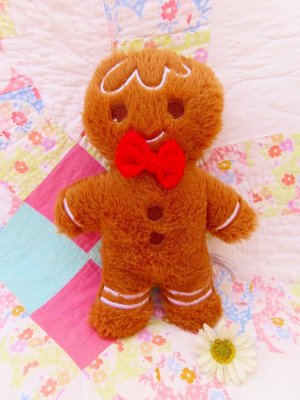 画像1: Giftable Gingerbread Bowtie