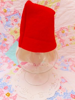 画像3: Brandy Glass Santa Candy Pot