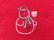 画像6: Snowman Applique Towel Red (6)