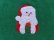 画像3: Santa Applique Hand Towel Green (3)