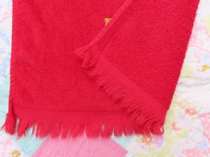 画像5: Snowman Applique Towel Red